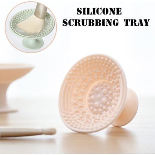 Makeup Brush Cleaning Silicone Brush Cleaner Make Up Brush Glove Washing Little Scrubber Board Pad Cosmetic Tool