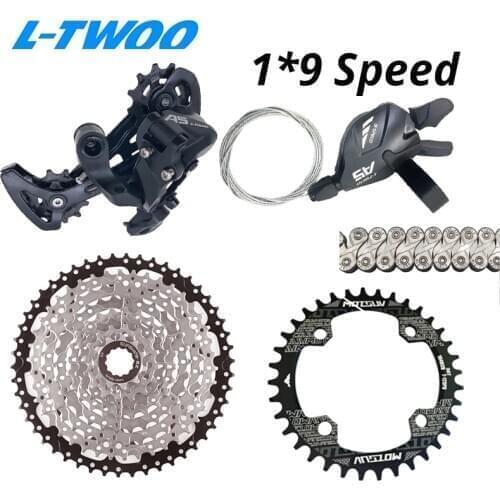 LTWOO A5 1X9S Groupset 9 speed lever derailleur SUNSHINE cassette 40T 42T 46T 50T VXM Chain MOTSUV Chainring 32T 34T 36T 38T