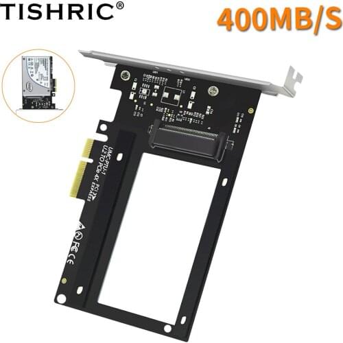 TISHRIC U2 to PCIE 4X Adapter Board PCIE 4X 8X 16X Interface Universal 400MB/S PCI-E Express Hard Drive Adapter Card