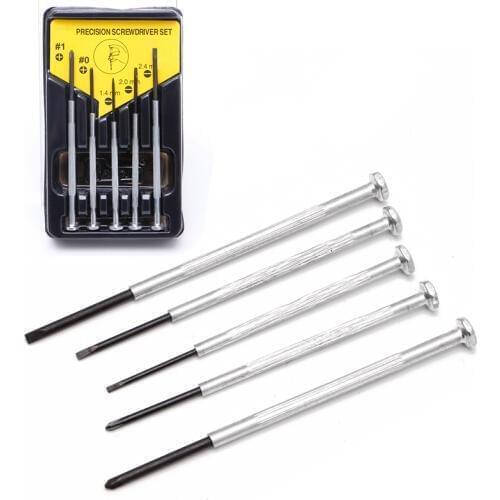 5Pcs/Set Precision Screwdriver Micro Jewelers Mini Watchmakers Tools New Sell