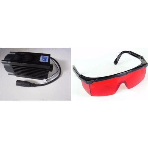 Adjustable High Power 2.5W 445/450nm Blue Laser Module W/ TTL & Free Goggles