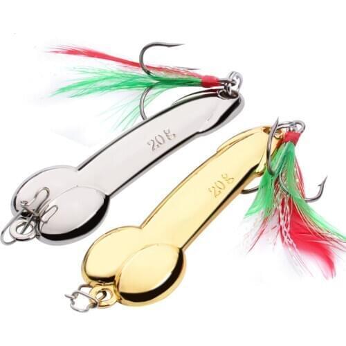 10pcs Hard Spoons Fishing Lure 5g~43g Metal Sequins Spinner Bass Baits With Treble Hook Fishing Tackle Gold Silver color