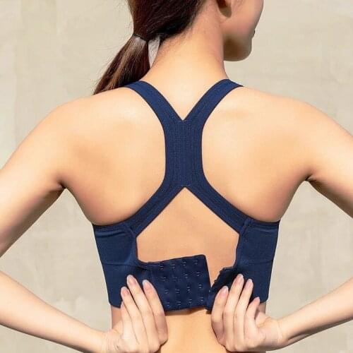 Push Up Sports Bra for Women Cross Straps Wireless Padded Gym Bra Yoga Underwear Active Wear Workout Fitness Sport Crop Top