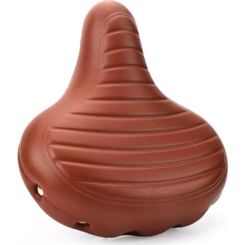 Bike Saddle Retro Bicycle Vintage Riveted Cycling Soft Seat Cushion Black Brown Bike Saddle Comfortable Seat Accessories New