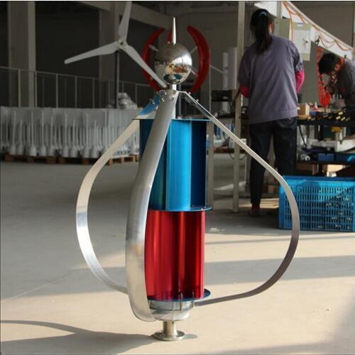Vertical Axis Wind Generator Max.Power 310W Wind Turbine 12V/24V Small Wind Power Generators N-300S