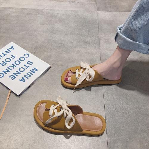 Sandals And Slippers Women Wear 2019 New Summer Fashion Wild Net Red Korean Lazy Cute Ins Tide Shoes Beach