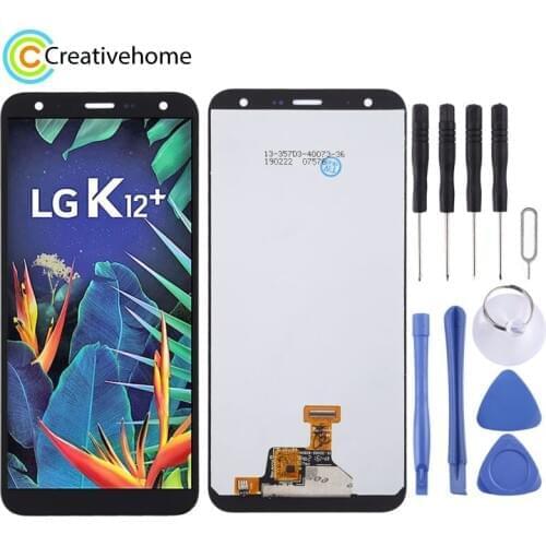 LCD Screen and Digitizer Full Assembly for LG K12 / K12+ / K40 (Black)