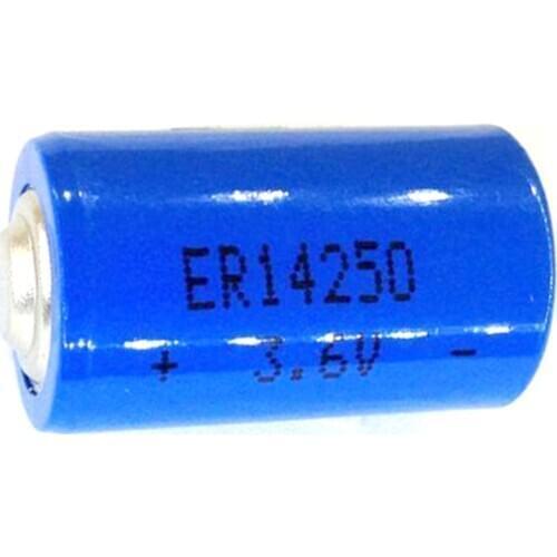 10PCS / lot 3.6V ER14250 1200Mah 1/2 AA Lithium Battery