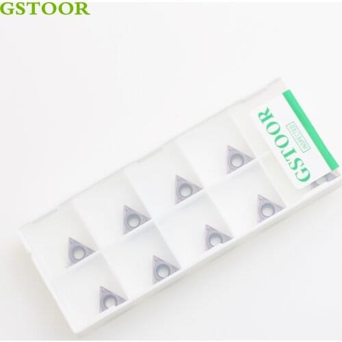 10PCS TPMT110304-HQ GMH25 CNC Lathe Cutter Cutting Boring Turning Tools Carbide Inserts For Stainless Steel