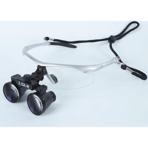 2.5/3.5X Binocular Magnifier Dental Surgical Loupes+ 3W LED Medical Headlight Headlamp Illuminator