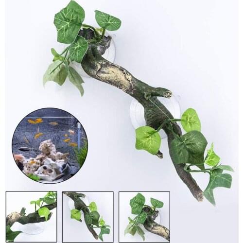 Harmless Unique Fish Tank Simulation Plant Rattan Ornament Long-lasting Fish Tank Handicraft Durable for Aquarium Decor
