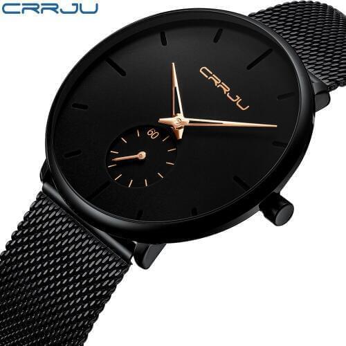 Top Brand Luxury Men Watch Fashion Stainless Steel Men Mesh Watch Casual Ultra-thin Quartz Men Wristwatch relogio masculino