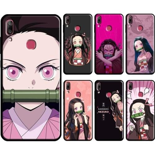 Demon Slayer Kamado Nezuko For Huawei Y3 Y5 Y6 Y7 2017 2018 Y9 Prime 2019 Y7A Y6P Y5P 2020 Nova 5T 2i 3i Phone Case