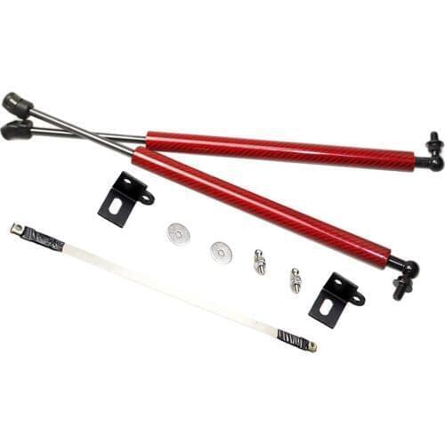 For Haval H5 2013 2014 2015-2018 2x Car Bonnet Front Hood Modify Gas Struts Carbon Fiber Lift Support Shock gas springs Damper