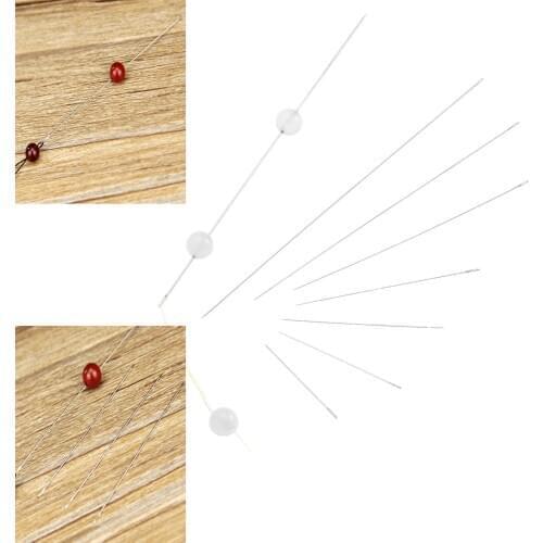 100pcs Beading Needles for beads Threading String Tambour/Jewelry Bracelet Necklace Making Tools Pins DIY