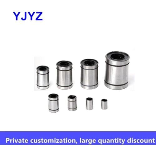 Linear motion bearings and electroplated nickel linear bearings anti-rust LM3 4 5 6 8 10 12 16 20 25 30 35 40 50 60UU sliding