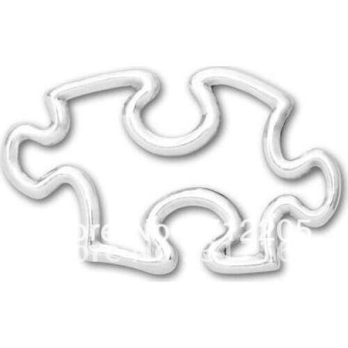 Fashion zinc alloy Puzzle Piece Link charm(H100237)