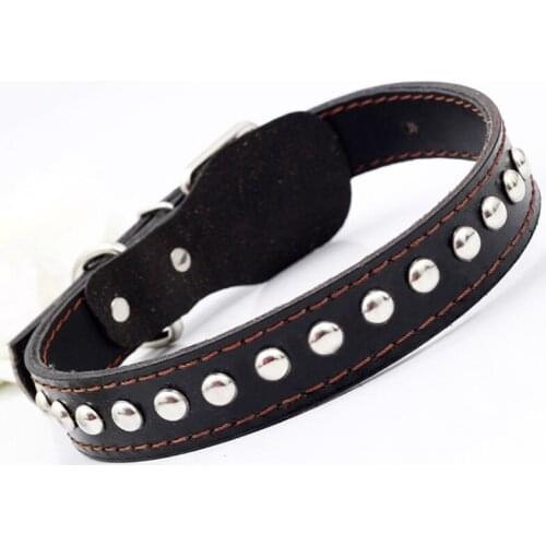 Fashion PU leather Dog Cat Collar Durable Collar for Small Medium Large Dogs Collar Leash for Dogs Cats Pet Supplies
