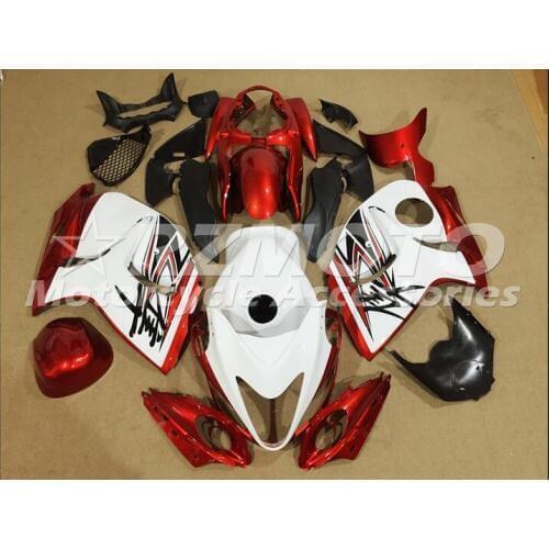 New ABS Injection Fairings For SUZUKI Suzuki GSXR1300 08 09 10 11 12 13 14 2008-2015 Motorcycle Fairing Kit White Red Y34