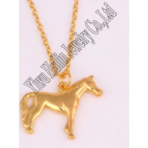 HORSE jewelry pendant necklace