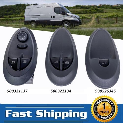 500321137 500321134 939526345 Electric Power Window Mirror Switch Passenger & Driver Button Control For Iveco Daily 1999-2006