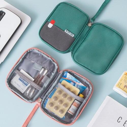 Portable Thickened Medicine Box Layered Family First Aid Kit Medicine Boxes Medicine Cabinet Large Capacity Fabric Storage Bag