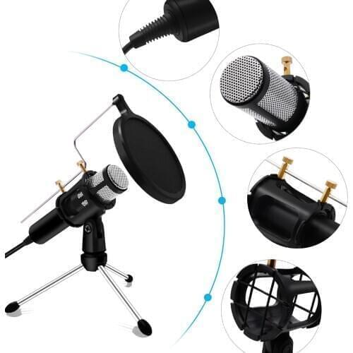 Professional USB Microphone Condenser Microphone Computer Microphone Conference Voice PS4 Game Dedicated Microphone USB MIC