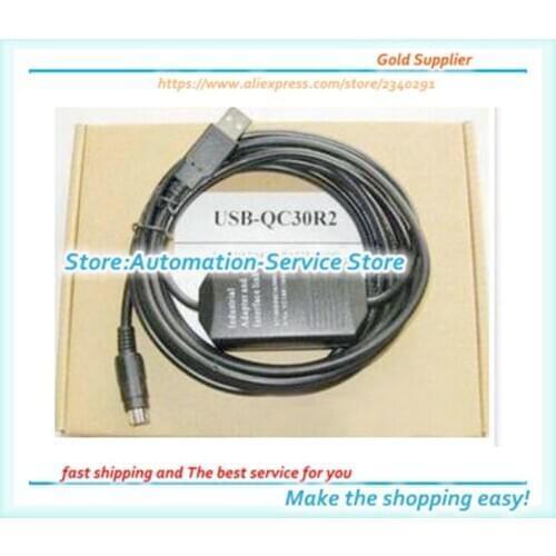 Program Cable USB To RS232 Adapter USB-QC30R2 For Q Series PLC
