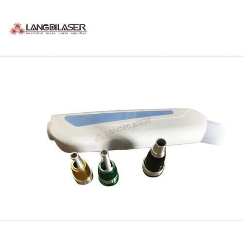 Q switch nd YAG laser hand piece , laser tattoo removal machine head