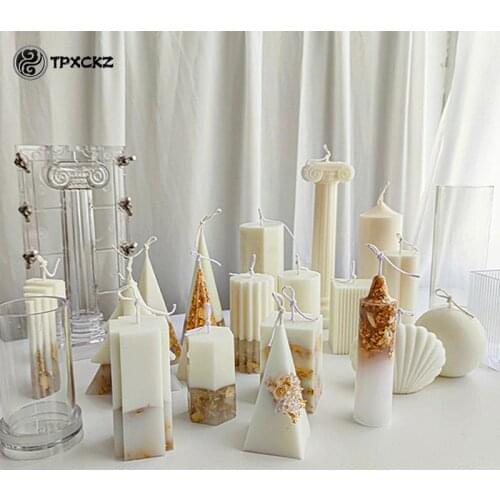 Valentines Day Diy Silicone Candle Mold 3d Mold Columnar Acrylic Mold Soap Mold Cake Mold Aromatherapy Candle Mold