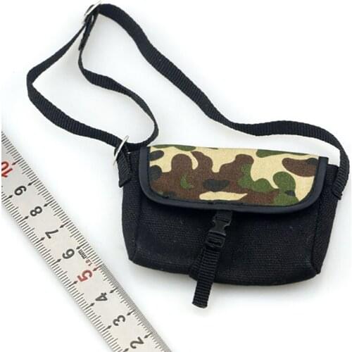 1/6 Scale Male Crossbody Bag Model Man Fashion Camouflage Backpack for 12" Action Figure Body Doll Accessories