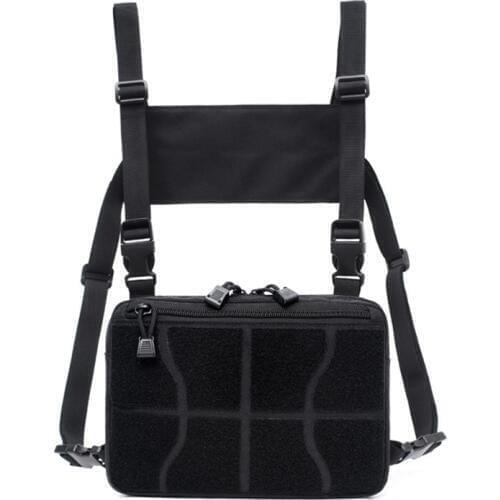 Tactical Shoulder Molle Bag Outdoor Military Airsoft Hunting Accessories Bag Adjustable Strap Chest Bag