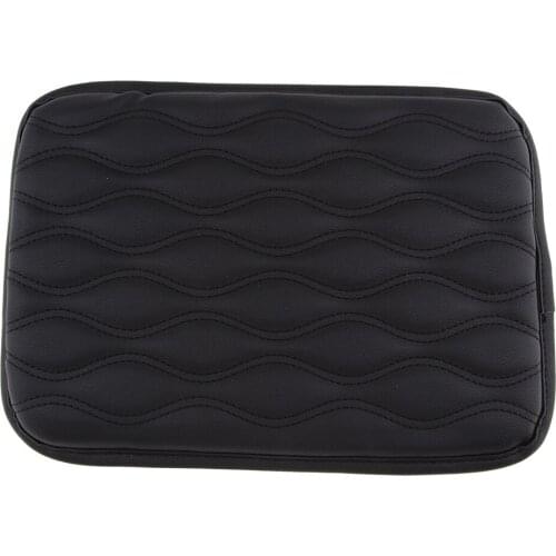 Auto Center Console Pad, PU Leather Car Armrest Seat Box Cover Protector