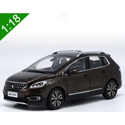 1:18 High Meticulous PEUGEOT 3008 SUV Alloy Model Car Static Metal Model Vehicles With Original Box