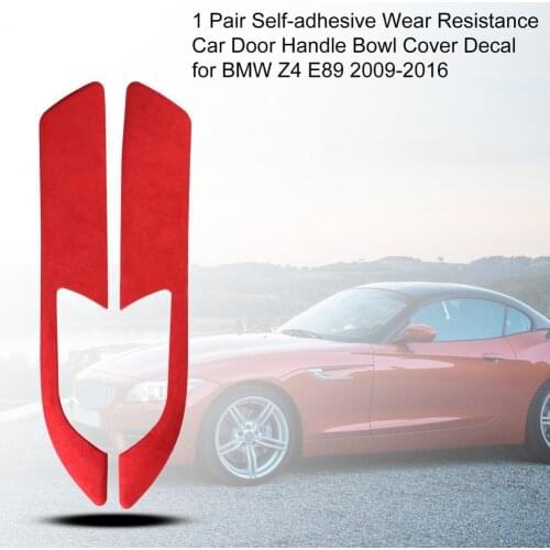 1 Pair Self-adhesive Wear Resistance Car Door Handle Bowl Cover Decal for BMW Z4 E89 2009-2016 Детали интерьера Door Handles
