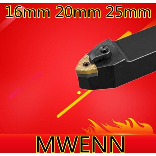 1PCS MWENN1616H08 MWENN2020K08 MWENN2525M08 MWENN CNC Lathe Cutting Tools External Turning Tool Holder