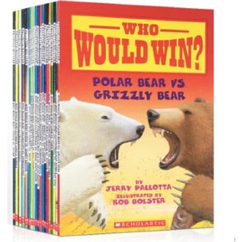 20 books/Set Scholastic Who Would Win story books children Early Educaction English picture Stories reading Book