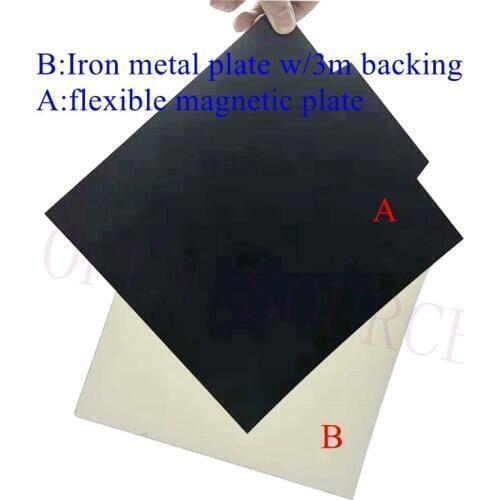 Ender3 Ender 4 3D Printer 235x235mm Removable Flex Metal Bedplate + Magnetic Sticker Build plate Tape F/ ABS TPU Nylon Filament