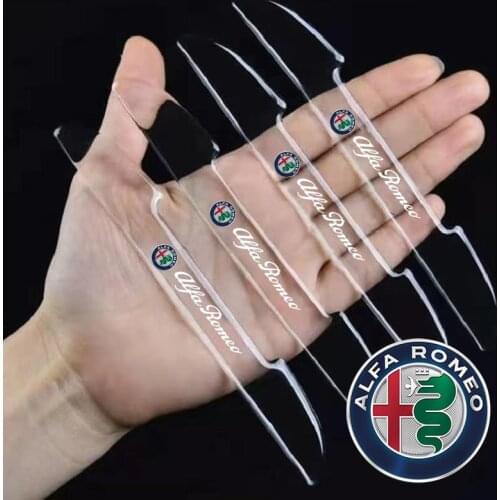 4pcs Car door Prevent impact for Alfa Romeo 159 Brera Giulia Giulietta gt gtv SPIDER STELVIO 8c 4c 166 156 147 146 145