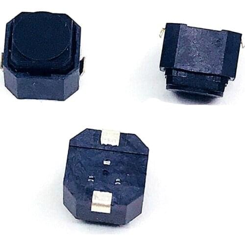 50PCS/lot Silent button 6*6*5MM Silicone switch SMD