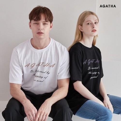 AGATHA Glitter Round Short Sleeve Tee [AGT212TS210]