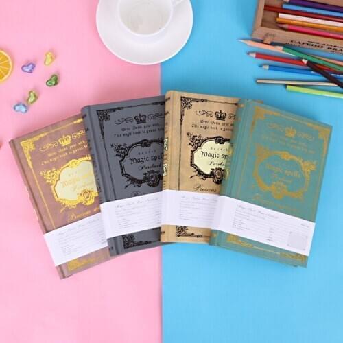 A5 Notebook Creative Notepad Stationery Retro Diary Classic Magic Book Office Supplies School Note Books Student Kid Adult Gift