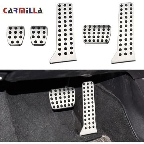 Carmilla Stainless Steel Car Gas Pedal Car Pedals Case for Mazda 3 Axela for Mazda 6 2014+ Atenza for Mazda Cx-5 Cx5 Accessories