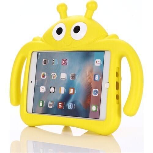 Kids Case for iPad Mini 1 2 3 4 5 EVA Shockproof Cartoon Beetle Stand Cover with Handle for Apple iPad Mini 7.9 Inch Funda Cover