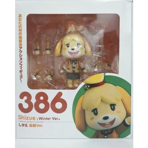 Dobutsu No Mori 386 Shizue Isabelle Winter Ver. Cute Action Figure PVC Model Toy Figurals