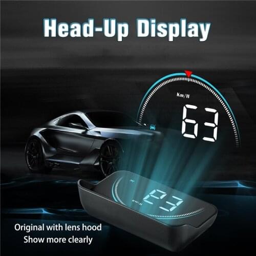 HUD Head Up Display Car OBD2 OBD Overspeed Warning Voltage Alarm System Speedometer Projector Windshield Auto Electronic Alarm