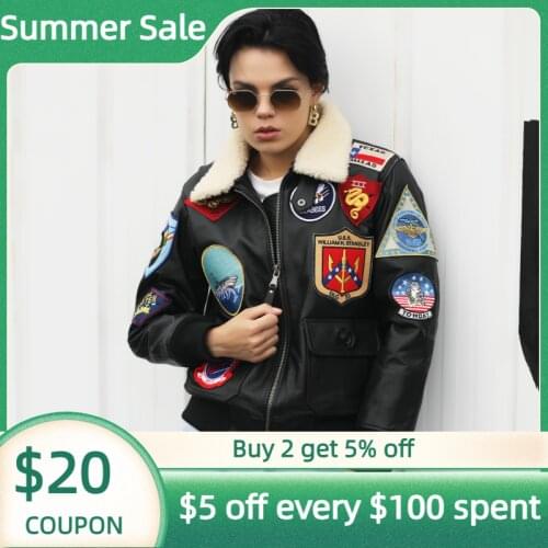 Женские зимние кожаные куртки MAXMACCONE China At AliExpress