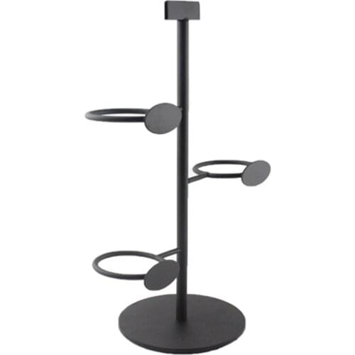 Stainless steel metal Cup display rack creative store cup potting plant desktop stand cup holder rack furniture accessories