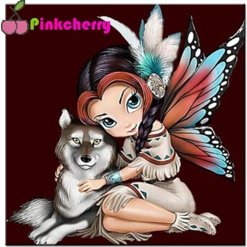 Fairy Diamond Painting Kits Full Square Round Drill 5D DIY Wall Picture Handmade Rhinestones Mosaic Craft Gift Home Decor k1603