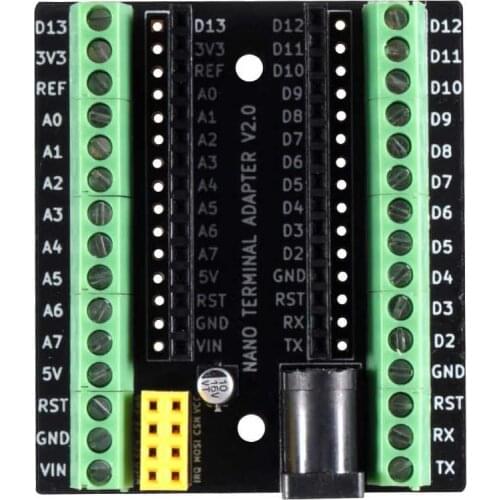 Nano V3.0 AVR ATMEGA328P Terminal Adapter Expansion Board with NRF2401+ Expansion Interface DC Power for Arduino